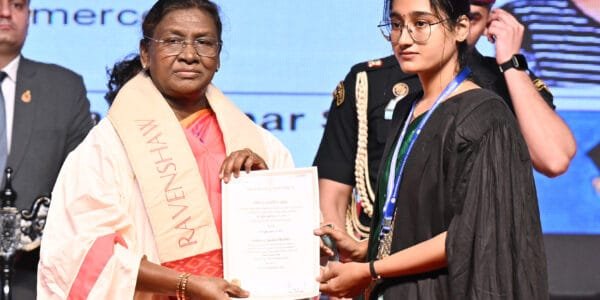 President Draupadi Murmu addressed the convocation of Ravenshaw University in Cuttack, Odisha today