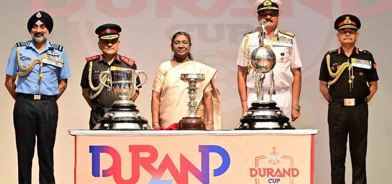 President Draupadi Murmu today unveiled the trophy of the Durand Cup Football Tournament 2025 in New Delhi
