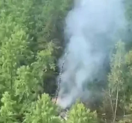 Russian passenger plane crashes near East Amur, border region of China