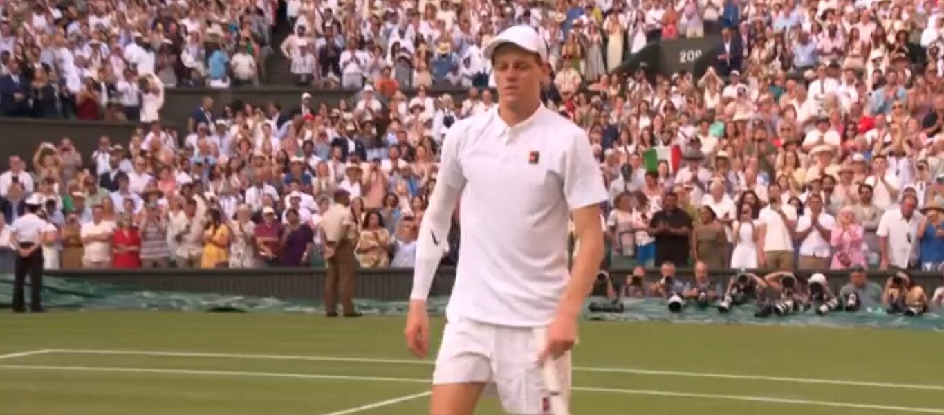 Tennis player Jannik Sinner won his first Wimbledon title