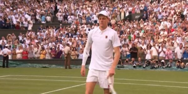 Tennis player Jannik Sinner won his first Wimbledon title