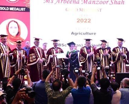 Union Agriculture Minister Shivraj Singh Chouhan attended the 6th Convocation of Sher-e-Kashmir University of Agricultural Sciences & Technology (SKUAST-K) in Srinagar