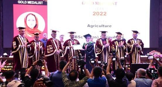 Union Agriculture Minister Shivraj Singh Chouhan attended the 6th Convocation of Sher-e-Kashmir University of Agricultural Sciences & Technology (SKUAST-K) in Srinagar