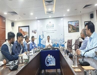 Union Jal Shakti Minister CR Patil chaired a high-level review meeting to discuss smart river management