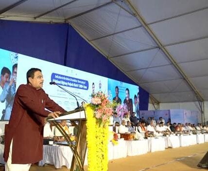 Union Minister Nitin Gadkari inaugurated and laid the foundation stone of 9 National Highway projects in Karnataka