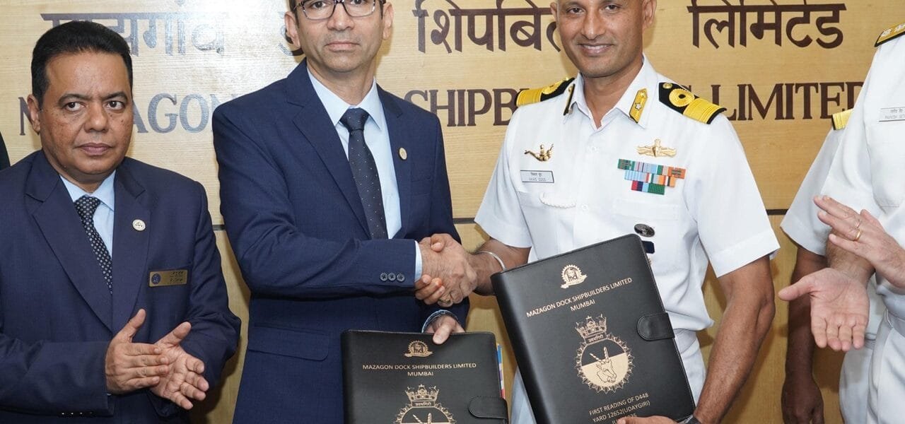 second stealth frigate of Project 17A, Yard No. 12652 (Udaygiri) built at Mazagon Dock Shipbuilders, was handed over to the Indian Navy