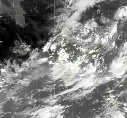 A low pressure area is forming over the west-central and northwest Bay of Bengal