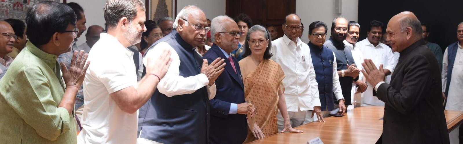 B Sudarshan Reddy filed his nomination papers today