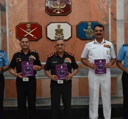 CDS General Anil Chauhan formally released the declassified version of Joint Doctrines for Cyberspace and Amphibious Operations
