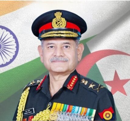 Chief of Army Staff General Upendra Dwivedi leaves for a state visit to Algeria