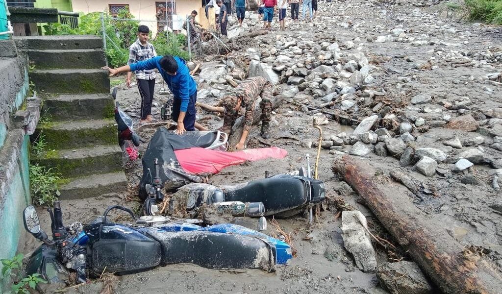 Cloudburst in Tharali tehsil of Uttarakhand causes massive damage, relief and rescue operations underway