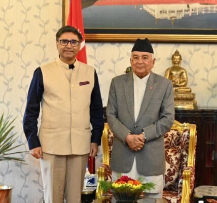 Foreign Secretary Vikram Misri met Prime Minister of Nepal KP Sharma Oli in Kathmandu today