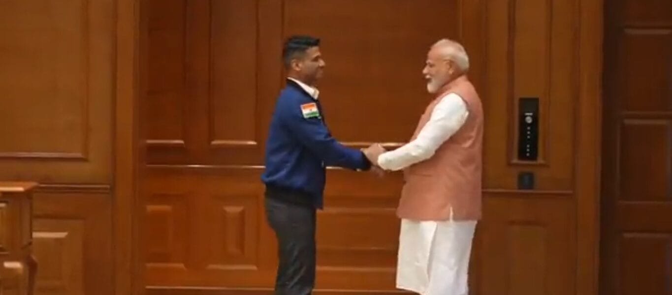 Group Captain Shubhanshu Shukla, pilot of Axiom-4 space mission, meets PM Narendra Modi
