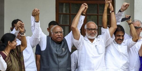 India Alliance nominated former Supreme Court judge B. Sudarshan Reddy for the post of Vice President