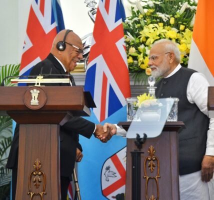 India and Fiji exchange seven MoUs including on health and standardization, capacity building and several mega projects