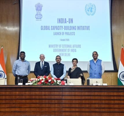 India launches first phase of four development projects under India-UN Global Capacity Building Initiative