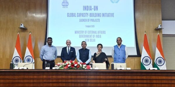 India launches first phase of four development projects under India-UN Global Capacity Building Initiative