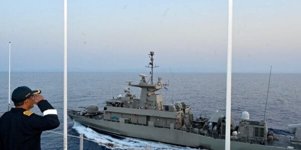 Indian Naval Warship INS Tamal completes port visit at Souda Bay, Greece