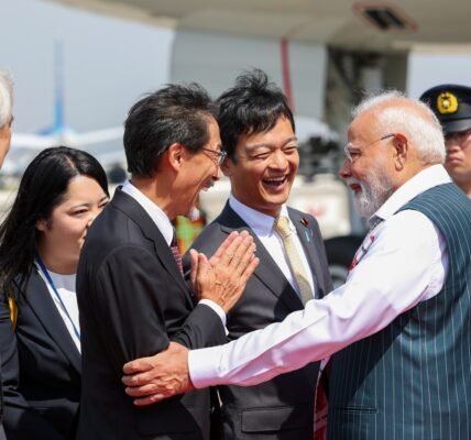 PM Modi arrives in Tokyo on a two-day visit to Japan