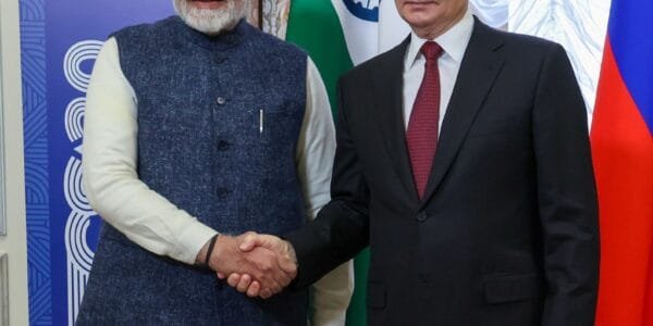 PM Modi held a telephone conversation with Russian President Vladimir Putin today