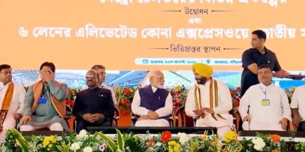 PM Modi inaugurates and lays foundation stone of several development projects worth over Rs 5,200 crore in Kolkata, West Bengal