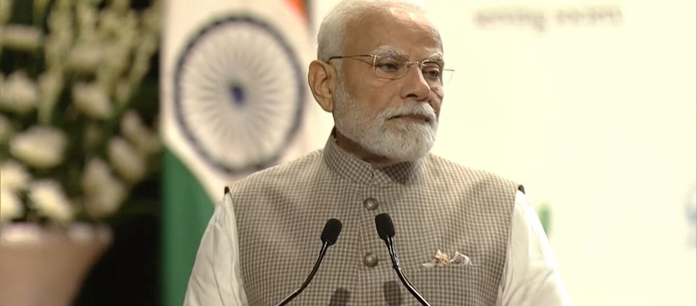 PM Narendra Modi addresses the MS Swaminathan Centenary International Conference