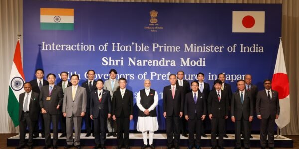 PM Narendra Modi met governors of various provinces of Japan today