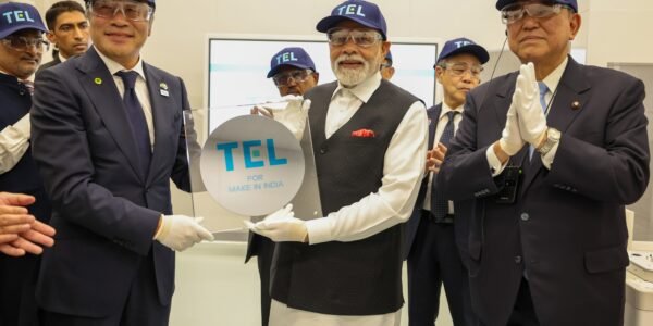 PM Narendra Modi visits semiconductor plant in Sendai, Miyagi Prefecture