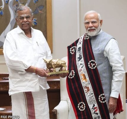 Prime Minister Modi condoles the demise of Nagaland Governor Thiru La. Ganesan ji