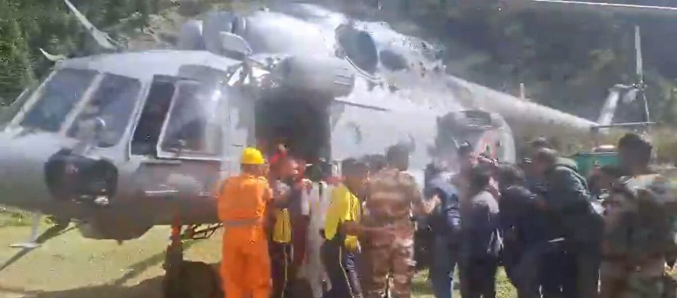 Relief and rescue operations are in full swing in the Dharali-Harsil disaster-hit area of Uttarkashi district in Uttarakhand.