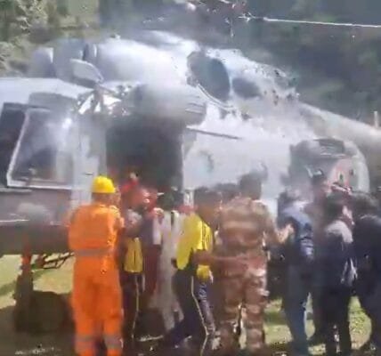 Relief and rescue operations are in full swing in the Dharali-Harsil disaster-hit area of Uttarkashi district in Uttarakhand.