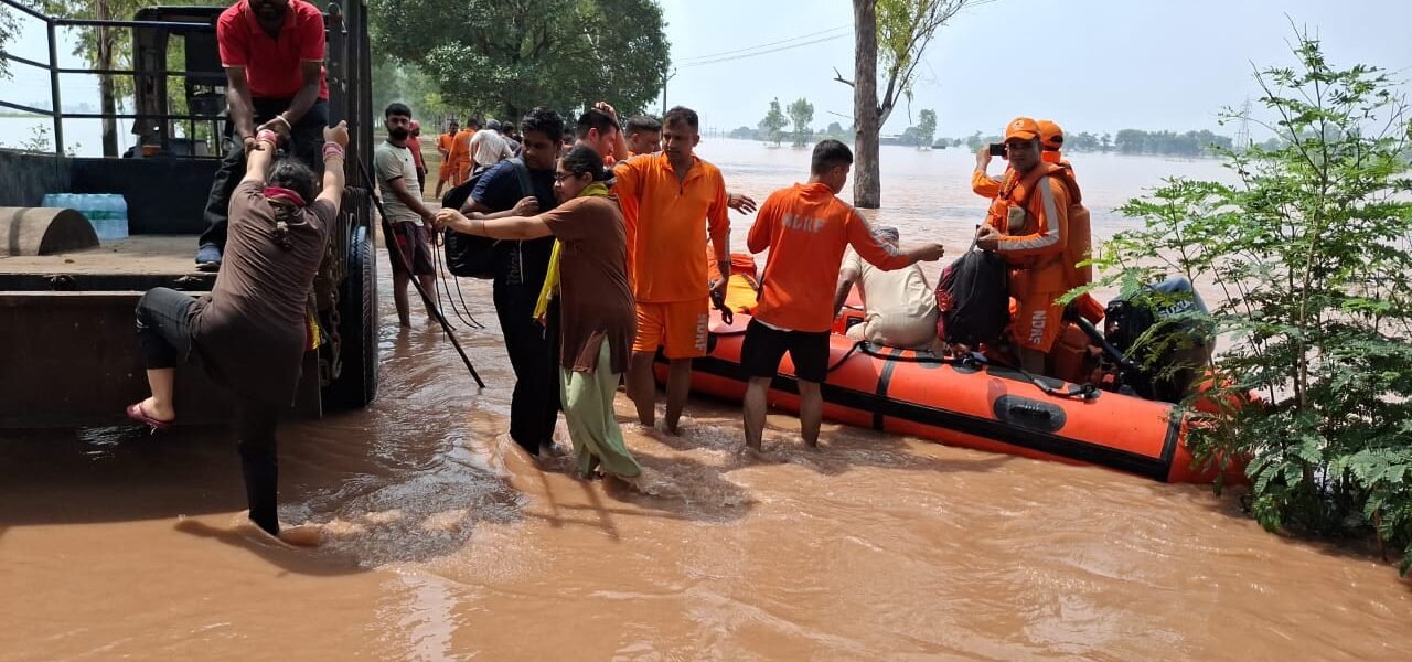 Relief and rescue operations continue to restore normalcy after heavy rains in Uttarakhand, Himachal Pradesh, Punjab and Telangana