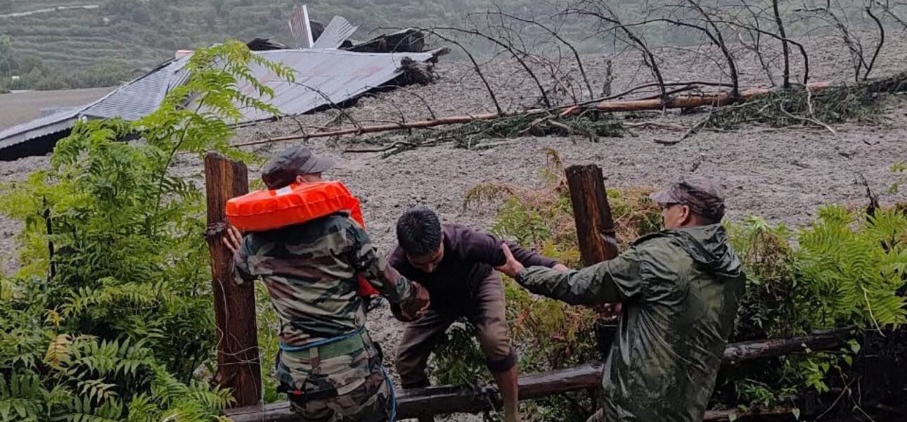 So far 150 people have been rescued after the devastating flood caused by cloudburst on the Kheerganga river in Uttarkashi district