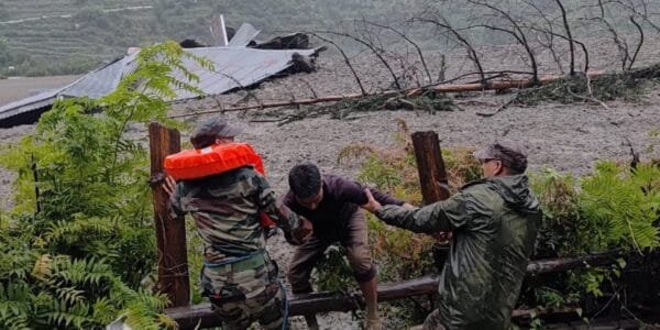 So far 150 people have been rescued after the devastating flood caused by cloudburst on the Kheerganga river in Uttarkashi district