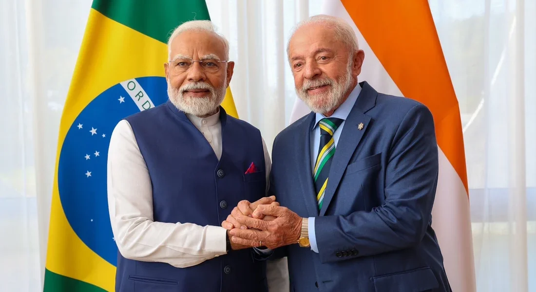 Telephone conversation between Prime Minister Modi and President of Brazil Luiz Inacio Lula da Silva