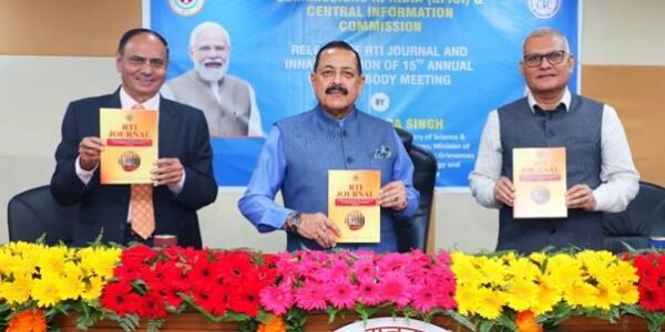 Union Minister Dr. Jitendra Singh releases RTI Journal and launches e-Journal on NFICI website