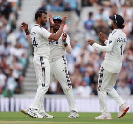 fifth Test of the Anderson-Tendulkar Trophy between India and England reaches a thrilling stage at the Oval in London