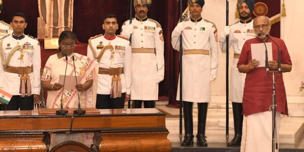 C.P. Radhakrishnan took oath today as the 15th Vice President of India