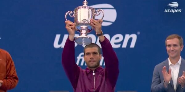 Carlos Alcaraz defeated Yannick Sinner in the US Open Tennis