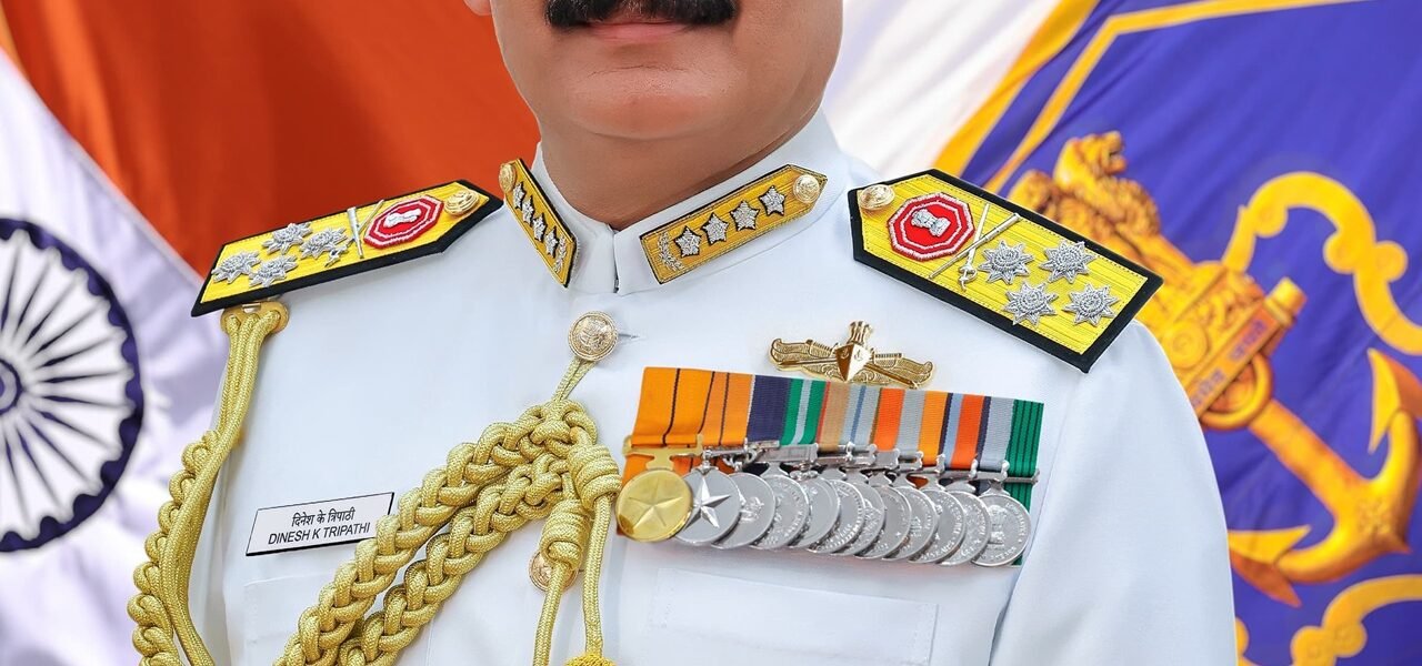 Chief of the Naval Staff Admiral Dinesh K. Tripathi