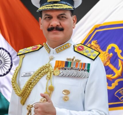 Chief of the Naval Staff Admiral Dinesh K. Tripathi