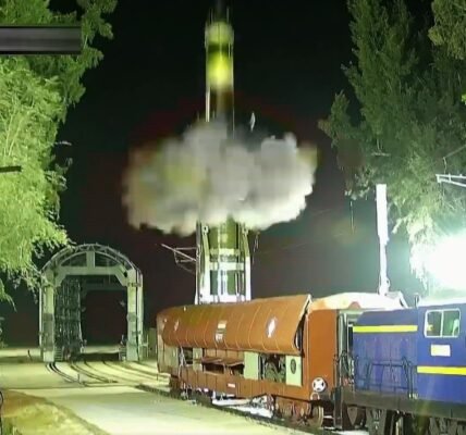 DRDO successfully test-fires medium-range Agni-Prime missile from a rail-based mobile launcher system