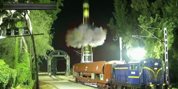 DRDO successfully test-fires medium-range Agni-Prime missile from a rail-based mobile launcher system