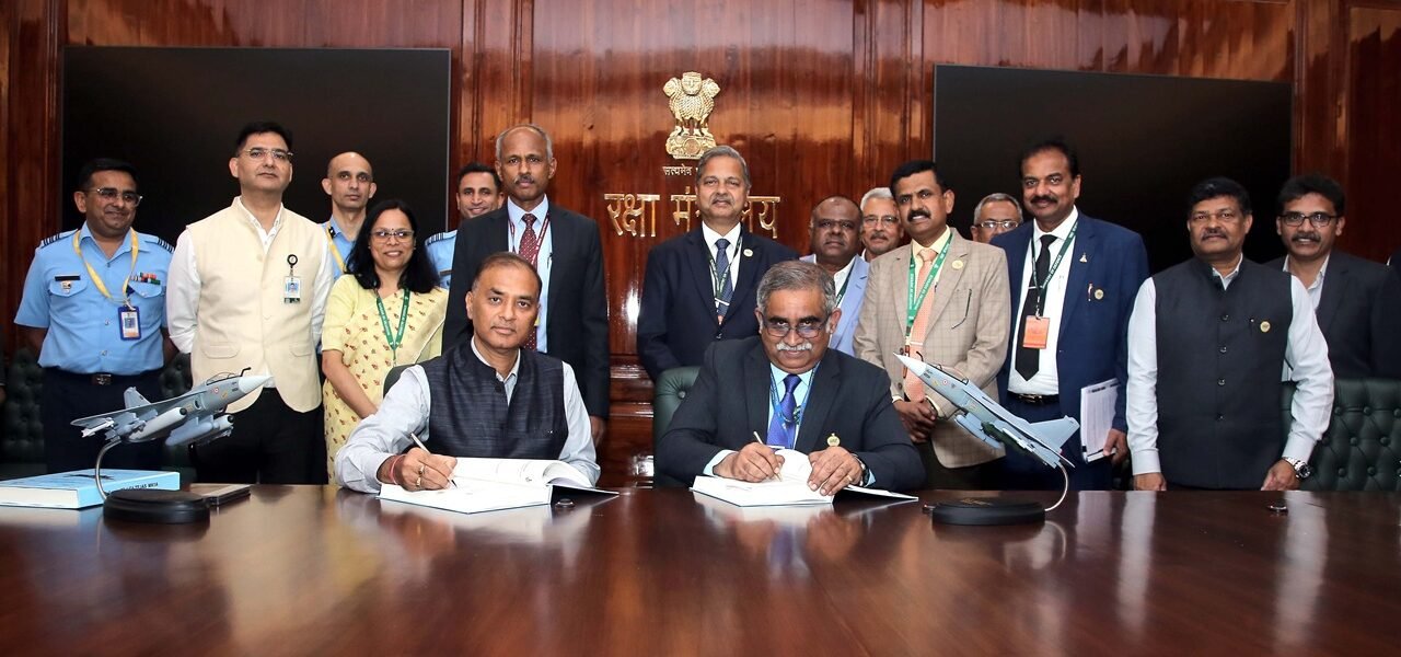 Defence Ministry signs Rs 62,370 crore contract with HAL for procurement of 97 LCA Mk1A aircraft for Indian Air Force