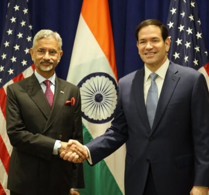 EAM Dr. Jaishankar meets with US Secretary of State Marco Rubio in New York