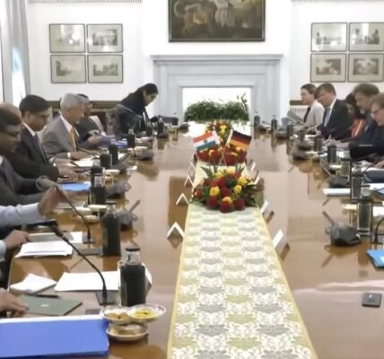 EAM Dr. S. Jaishankar held talks with German Foreign Minister Johann David Wadephul in New Delhi today