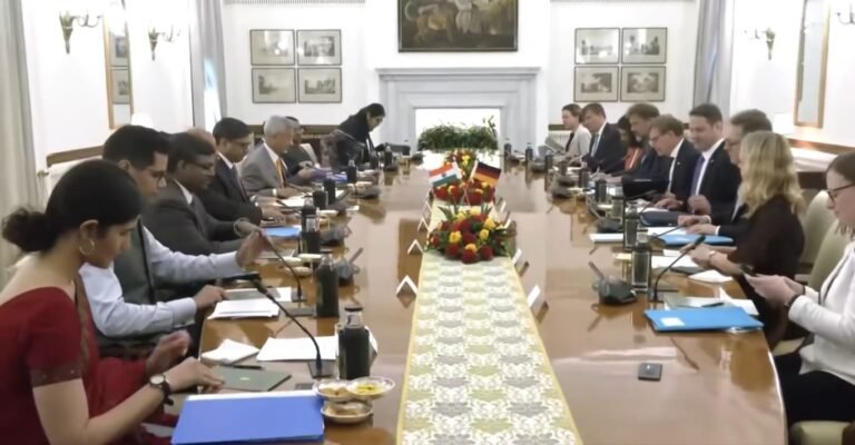 विदेश मंत्री डॉ. एस. जयशंकर ने आज नई दिल्ली में जर्मनी के विदेश मंत्री जोहान्‍न डेविड वाडेफुल के साथ बातचीत की