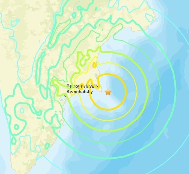 Earthquake of 7.4