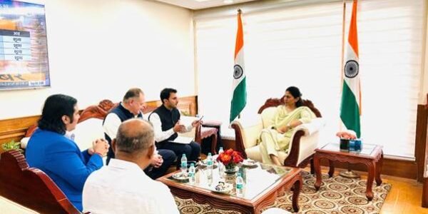 FIVB) delegation meets Minister of State for Sports Raksha Khadse to discuss development of Volleyball in India