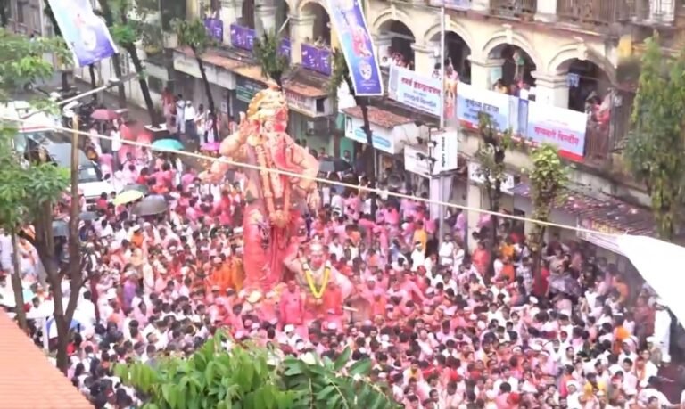 दस दिवसीय गणेश चतुर्थी उत्सव आज मूर्ति‍ विसर्जन के साथ सम्‍पन्‍न हो जाएगा